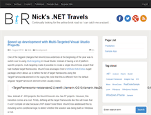 Tablet Screenshot of nicksnettravels.builttoroam.com